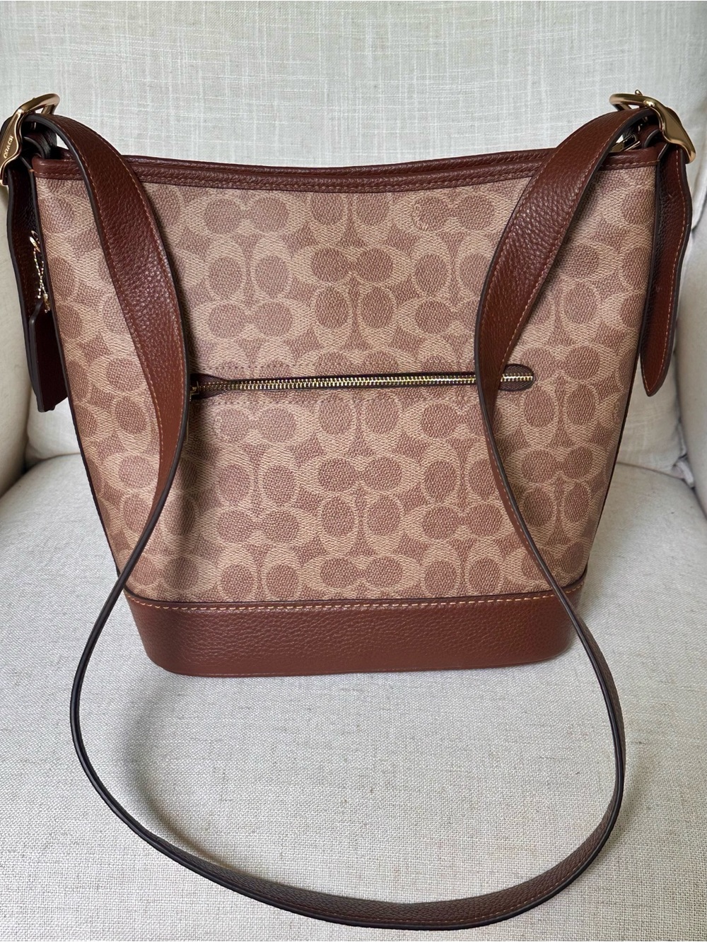 Coach Jude Duffle Bag in Signature Canvas - Picture 5 of 9